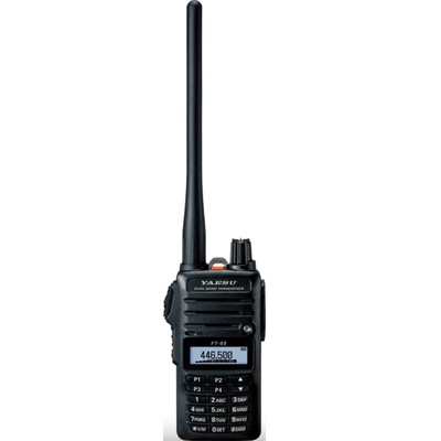 YAESU FT-65R 2 Meter/70cm Dual Band FM Handheld - Compact, Light and Rugged