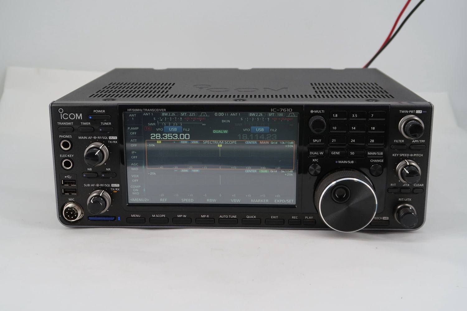 U18110 Used ICOM IC-7610 HF/50MHz All Mode Transceiver