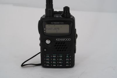 U18120 Used Kenwood TH-F6A Tri-Band FM Handheld Transceiver