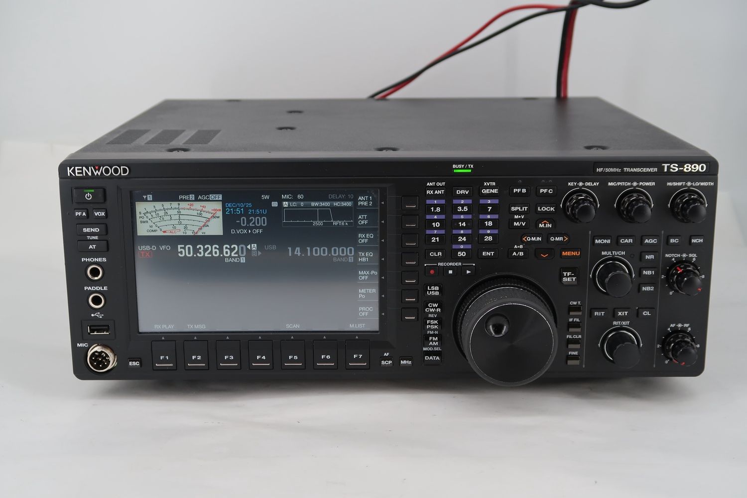 U18123 Used Kenwood TS-890S HF/50 MHz Transceiver