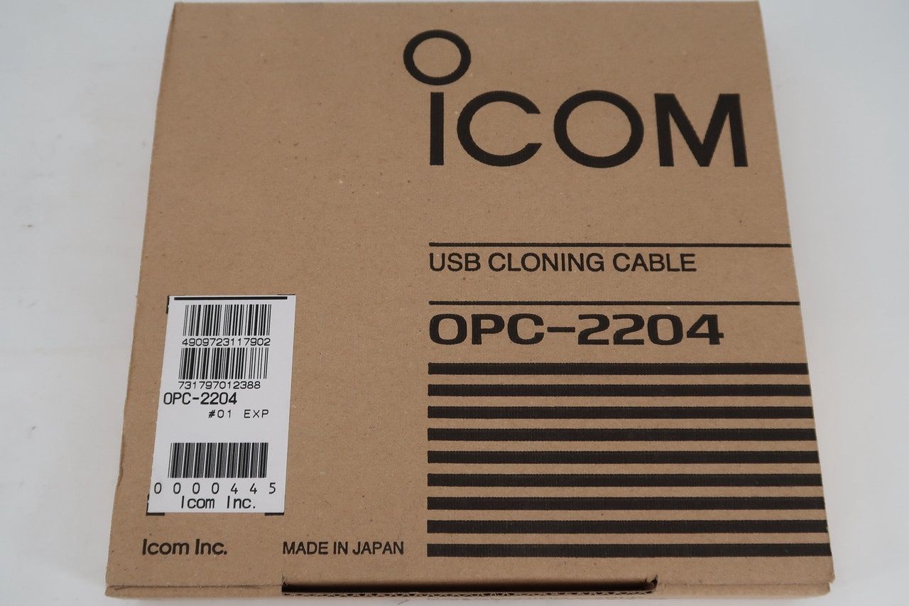 U18064 Never Used ICOM OPC-2204 USB Cloning Cable F8101/8100