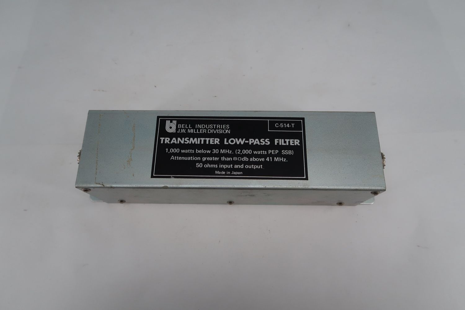 U18124 Used Bell Industries C-514-T Low Pass Filter