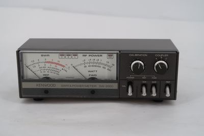 U18127 Used Kenwood SW-2000 &amp; SWC-3 Power Meter w/ Coupler