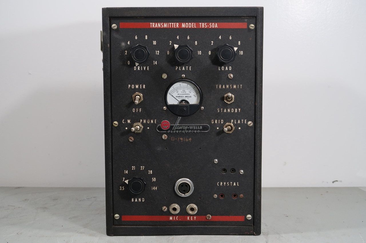 U17941 AS IS Harvey Wells TBS-50A Transmitter w/ Power Supply