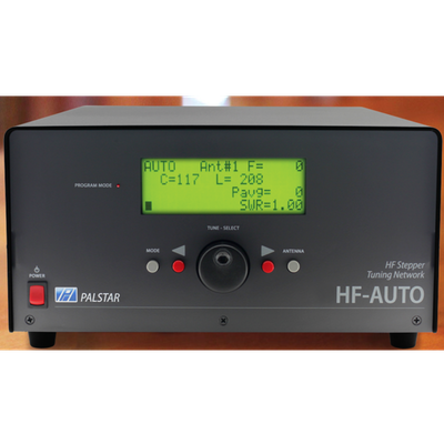Palstar HF-AUTO 1.8 - 30 MHz Automatic Antenna Tuner - 160 - 10 Meters - Up to 8:1 SWR - SO-239 Connectors