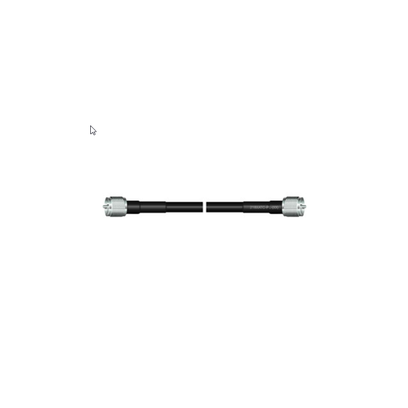 ABR Industries 1.5 Foot 240UF 8x Coax w/PL259 Connectors