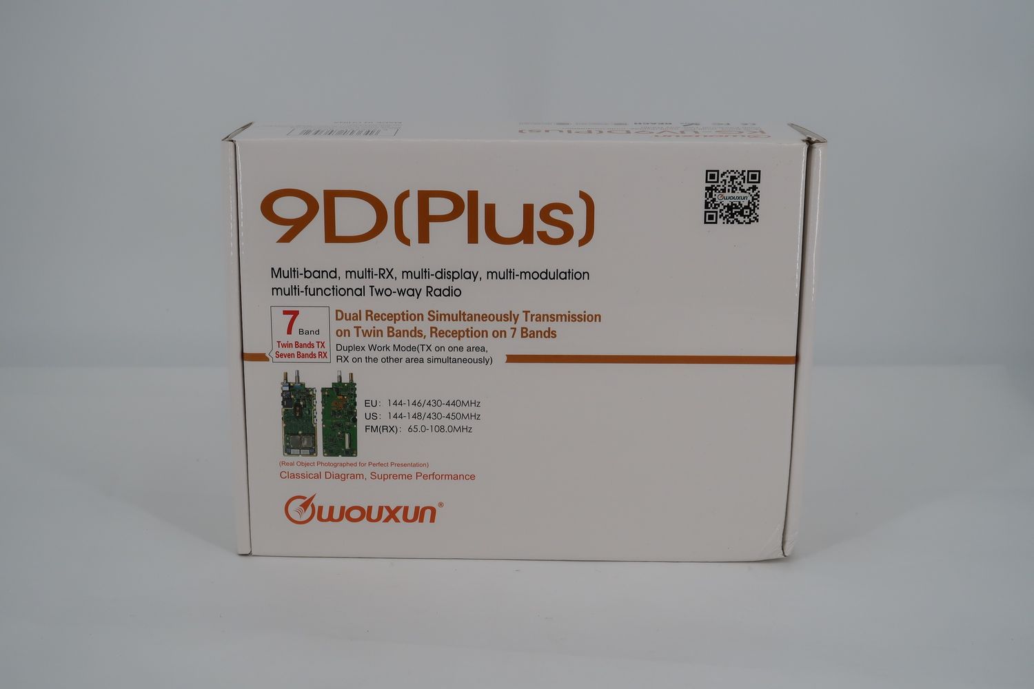 U18159 Never Used Wouxun KG-UV9D Plus Handheld Two Way Radio w/ RT Systems