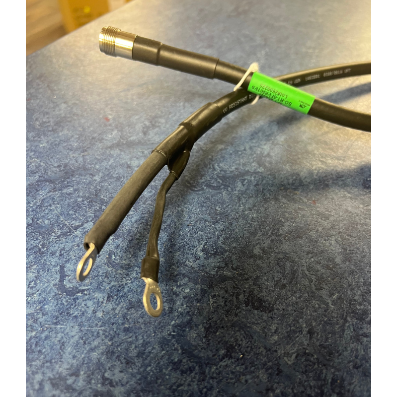 ABR 25400 Ultraflex 3FT SO-239 to Ring Terminals Ferrites Perfect for Hustler Verticals