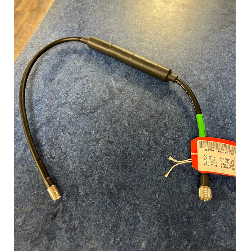 ABR 25400 Ultraflex 3FT SO-239 to PL-259 Ferrites Perfect for Grazioli Verticals