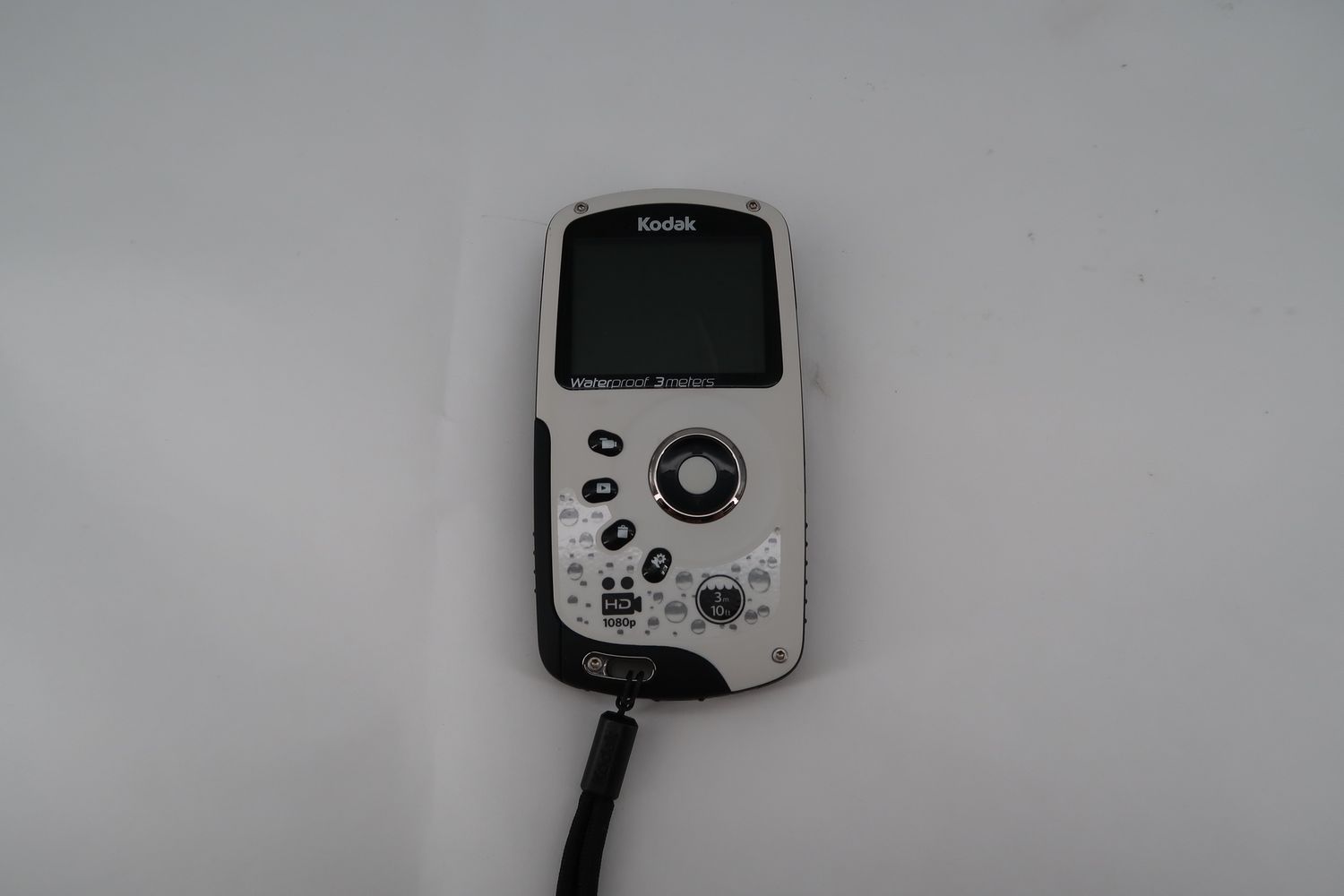 U18172 Used Kodak Play-Sport Portable Submersible Zx3 Video Camera