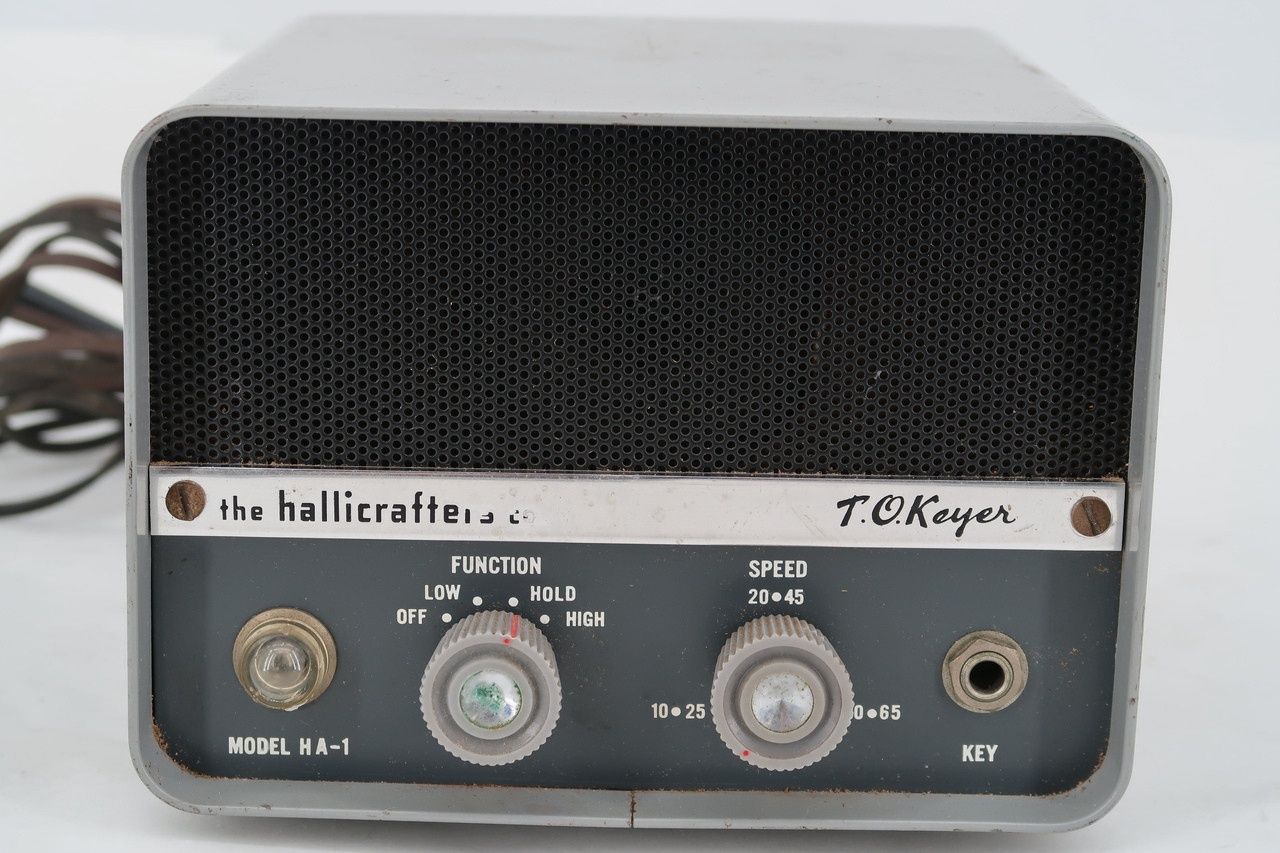 U17927 AS IS Untested Hallicrafters HA-1 T.O. Electronic Keyer