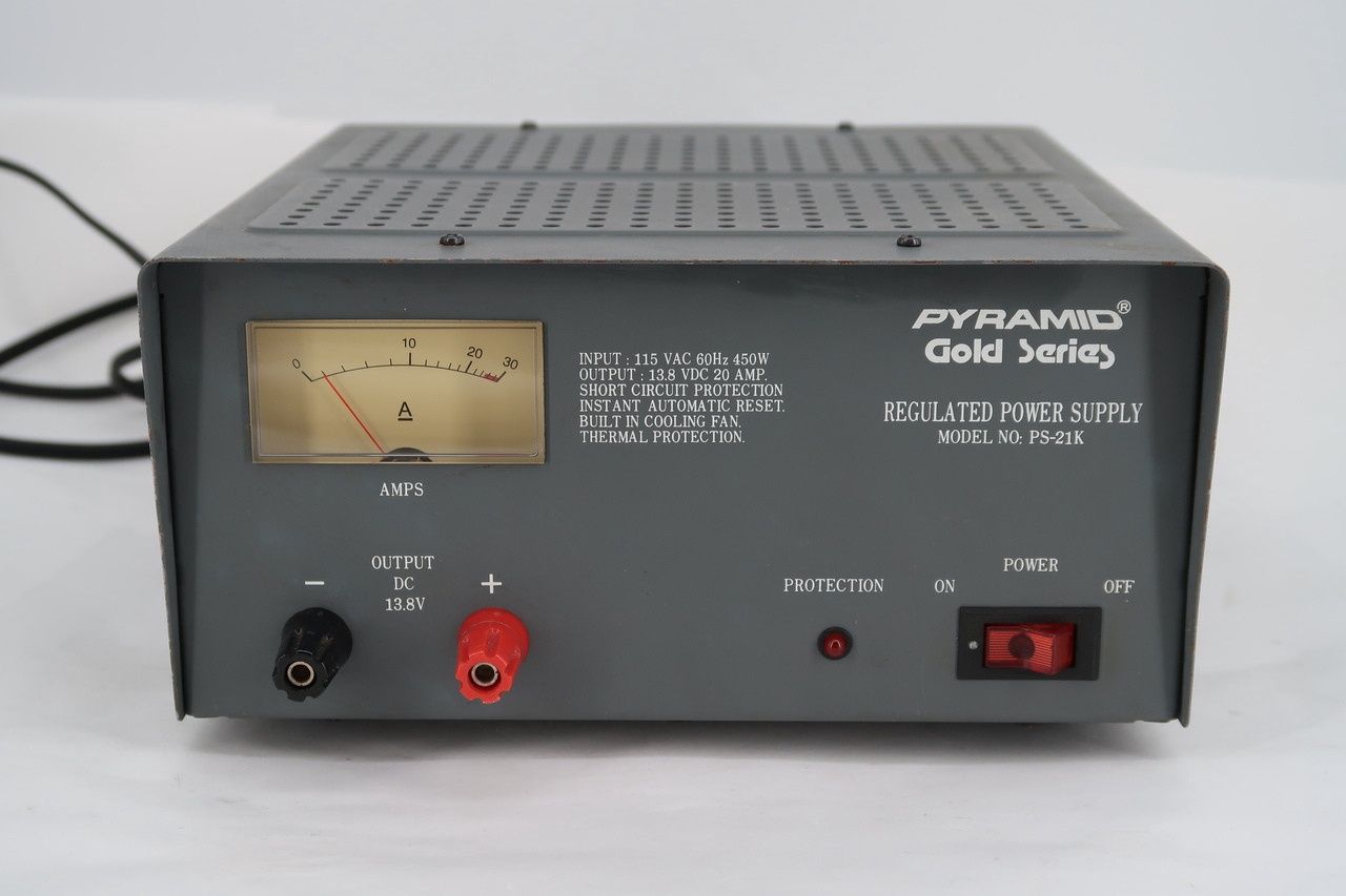 U17870 Used Pyramid Gold Series PS-21K Regulated Power Supply