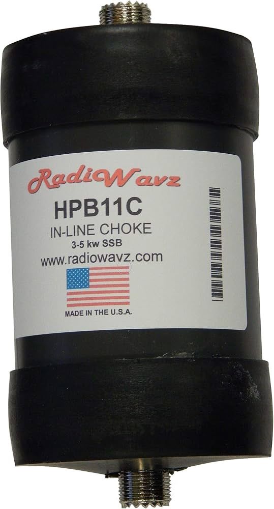 RADIOWAVZ HPB11C High Power 1:1 Common Mode Choke 1500w SSB/1500w CW