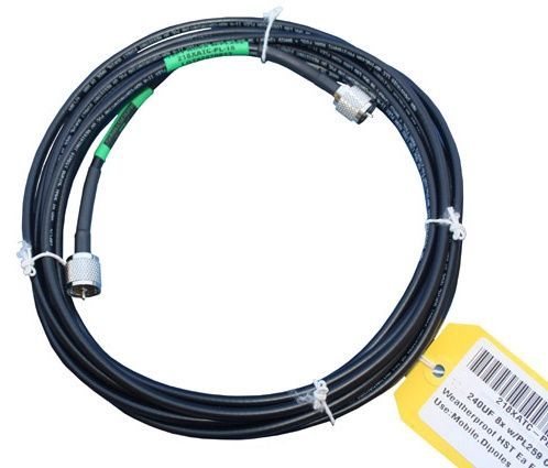 ABR Industries 40 Foot 240UF 8x Coax w/PL259 Connectors