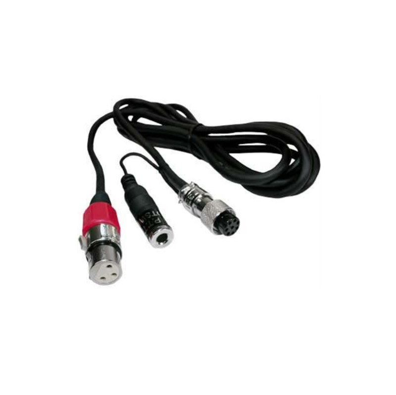 Heil CC-1-XLR-K Straight Microphone Cable XLR-3 to Kenwood 8-Pin (8ft)
