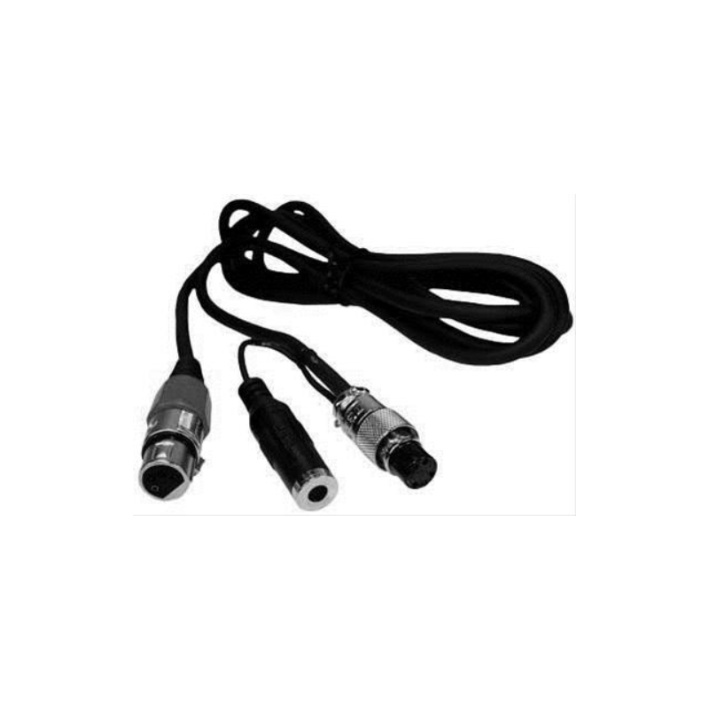 Heil CC-1-T Straight Microphone Cable XLR4 to Ten Tec 4-Pin (8ft)