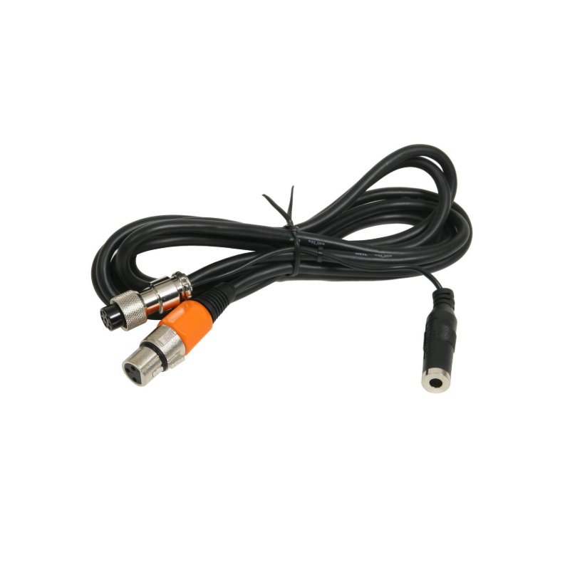 Heil CC-1-XLR-YB Straight Balanced Microphone Cable for Yaesu (8ft)