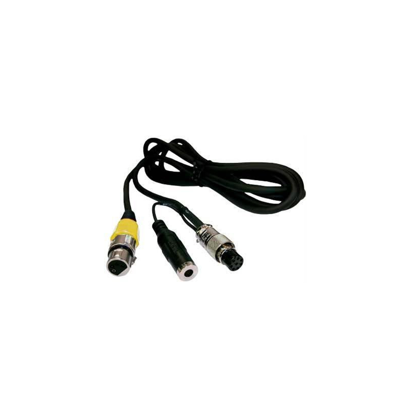 Heil CC-1-Y Straight Microphone Cable XLR4 to Yaesu 8-pin (8ft)
