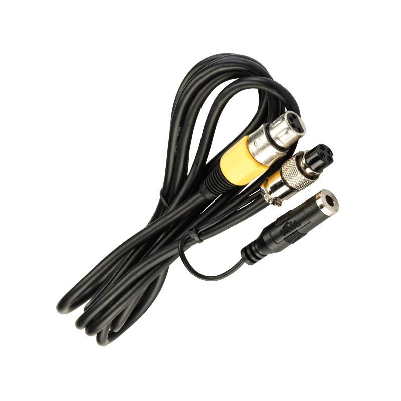 Heil CC-1-Y4 Straight Microphone Cable XLR4 to Yaesu 4-pin (8ft)