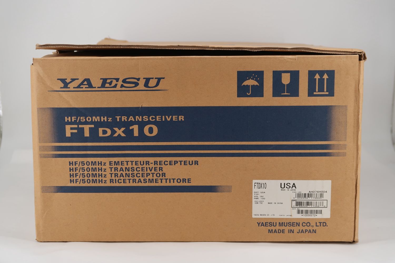 U18205 Used Yaesu FTDX-10 HF/50 MHz Transceiver