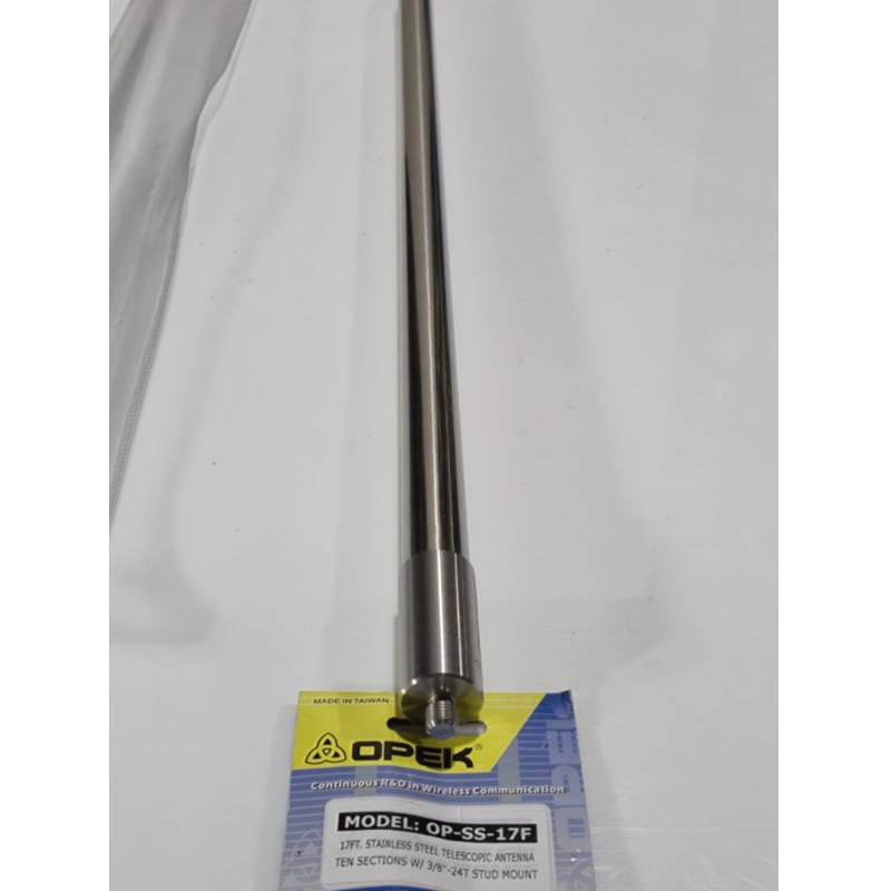 OPEK OP-SS-25F 25FT Stainless Steel Telescopic Antenna