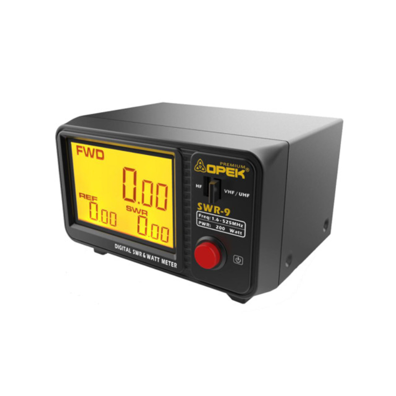 OPEK SWR-9 Digital SWR/Wattmeter 200W 1.6-60/125-525MHz