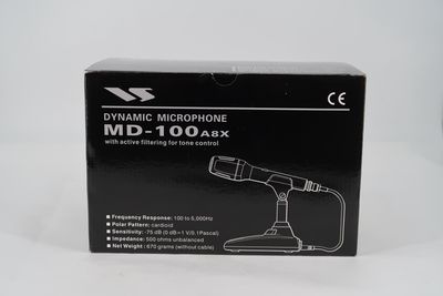 U18226 Never Used Yaesu MD-100A8X Dynamic Desk Microphone
