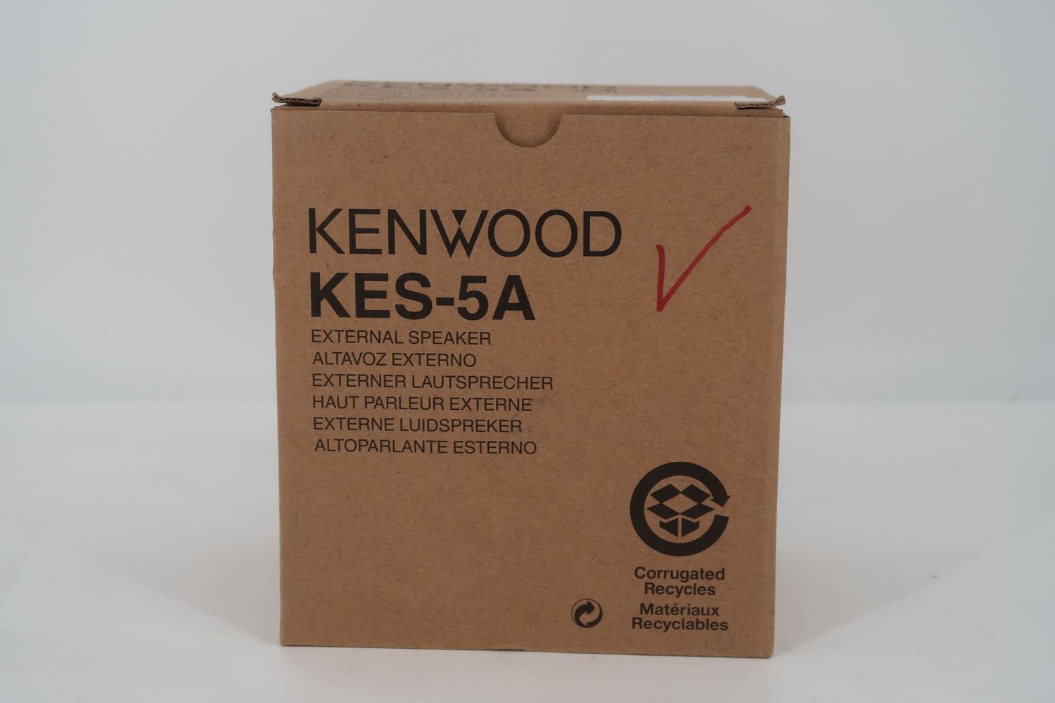 U18232 Never Used Kenwood KES-5A External Mobile Speaker