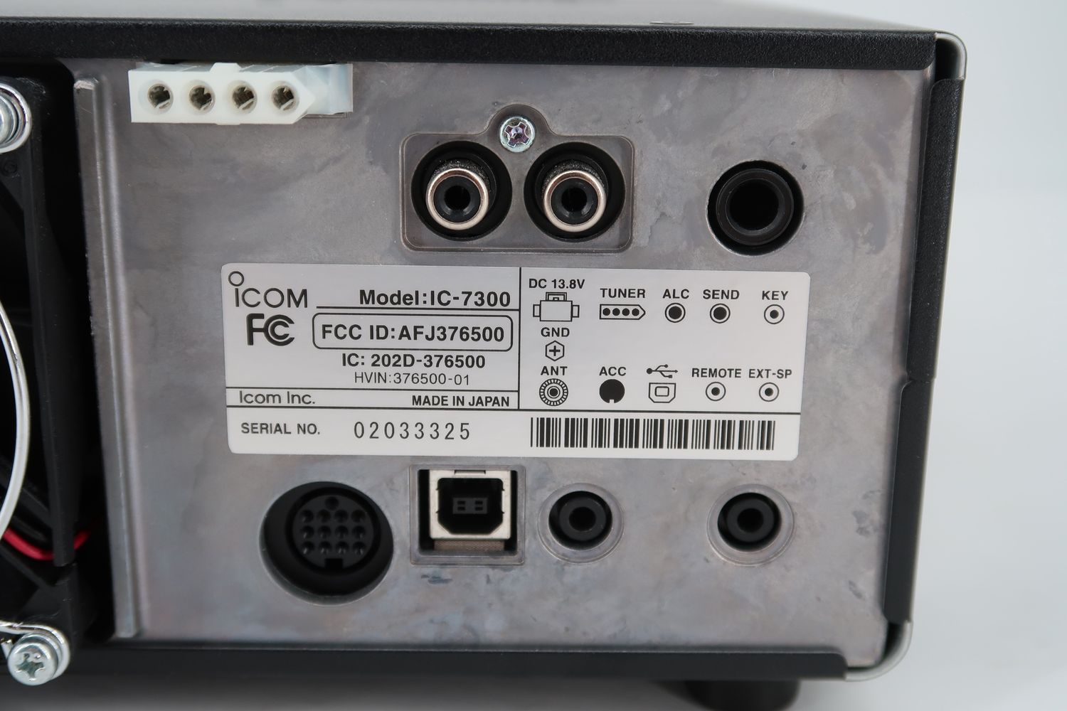 U18260 Used ICOM IC-7300 HF/50MHz Transceiver