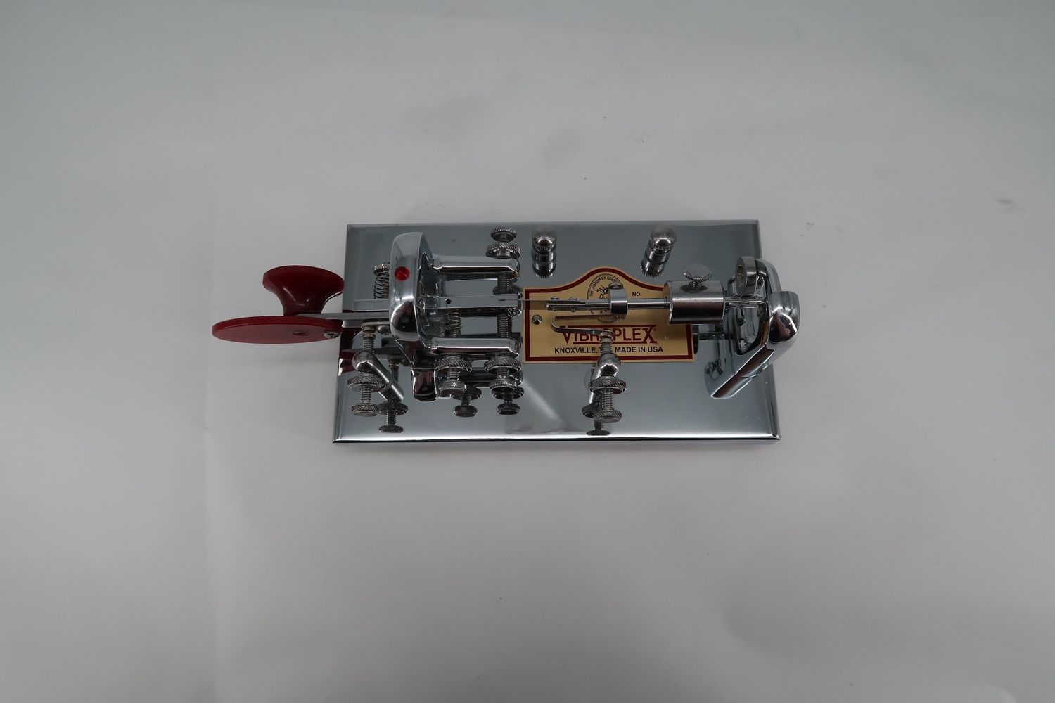 U18269 Used Vibroplex Deluxe Chrome Single Lever Key