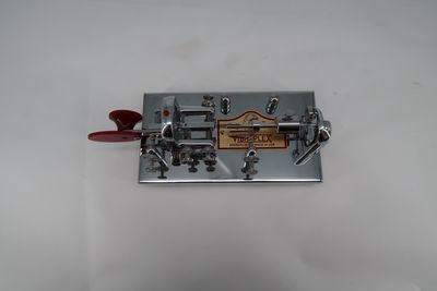 U18269 Used Vibroplex Deluxe Chrome Single Lever Key