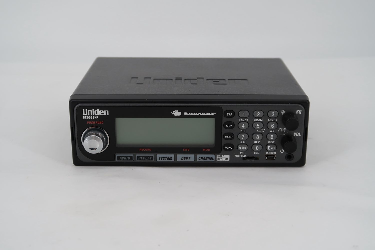 U18283 Used Uniden BCD536HP Bearcat TrunkTracker V Digital Police Scanner (Needs MicroSD Card)