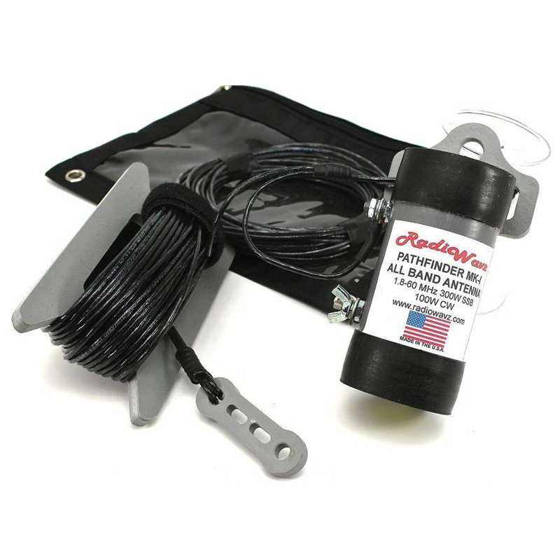 Radiowavz Pathfinder MK-1 End Fed 1.8-54MHz Antenna, 500W SSB/100W CW, 60' Long