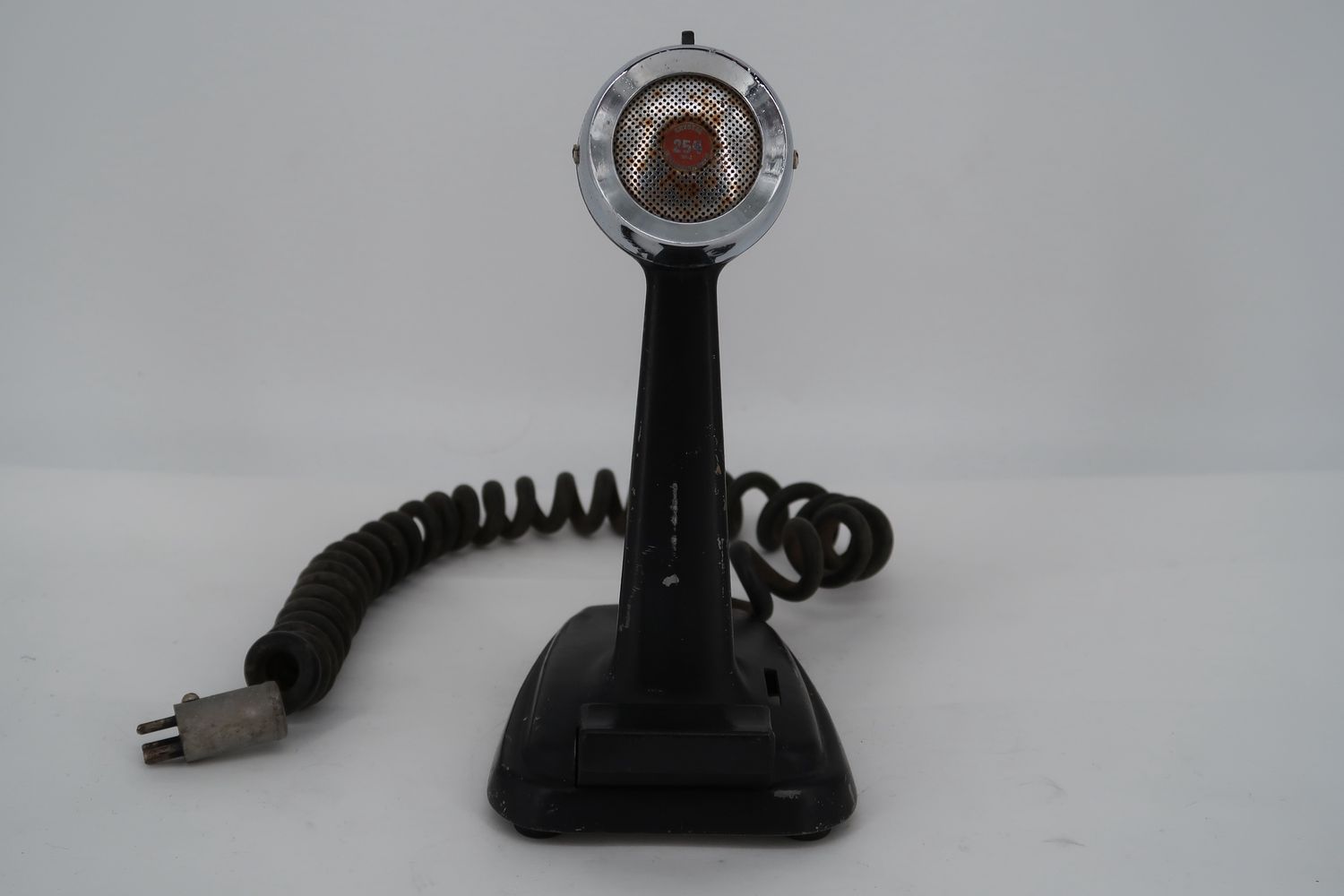 U18304 AS IS Untested Turner Crystal 254 Vintage Desk Microphone