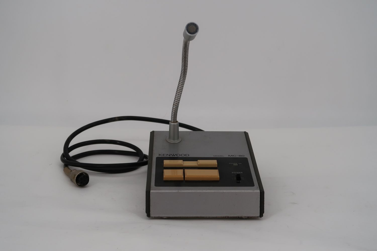 U18296 AS IS Untested Kenwood MC-80 Desktop Microphone