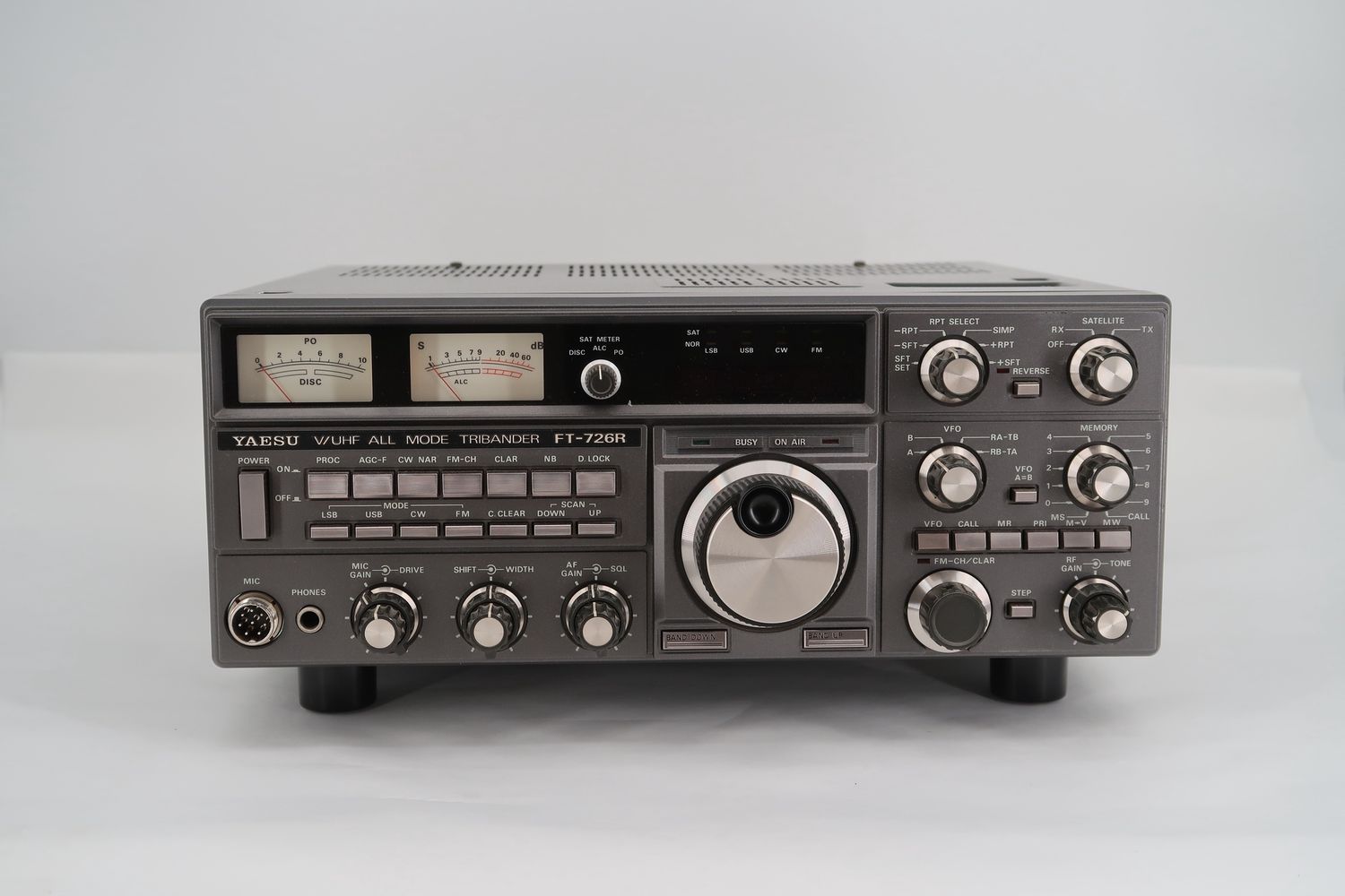 U18330 AS IS Yaesu FT-726R All-Mode Triband Transceiver w/ Expansion Module