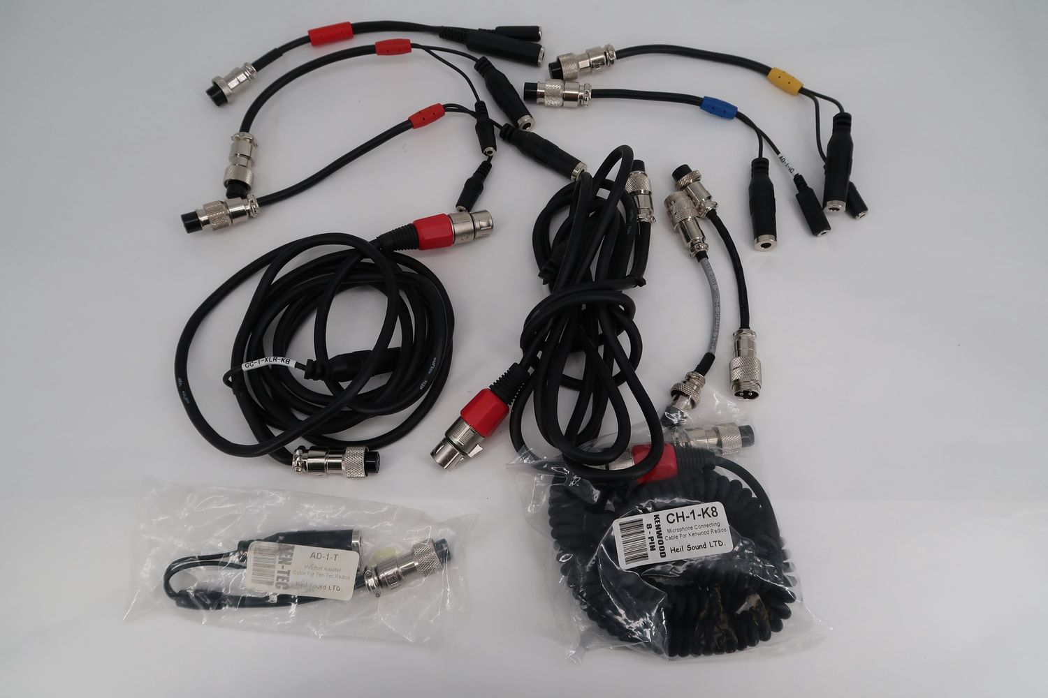 U18344 Used Lot of Heil Connection Cables (20 Total)