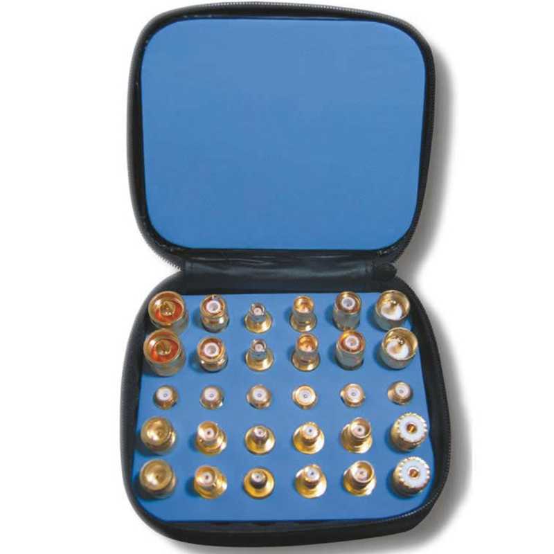 AK-30-TGN 30 piece RF Adapter Kit includes UHF, BNC, N, TNC, SMA, and Mini-UHF Connectors