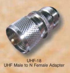 UHF-18 UHF Male to N Female Adapter
