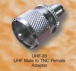 UHF-20 UHF Male to TNC Female Adapter
