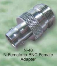 N-40 N Female to BNC Female Adapter