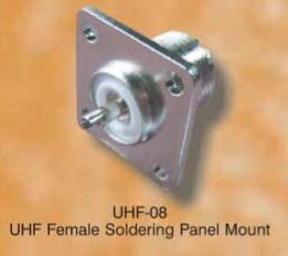 UHF-08 UHF Female Soldering Panel Mount