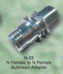 N-23 N Female to N Female Bulkhead Adapter