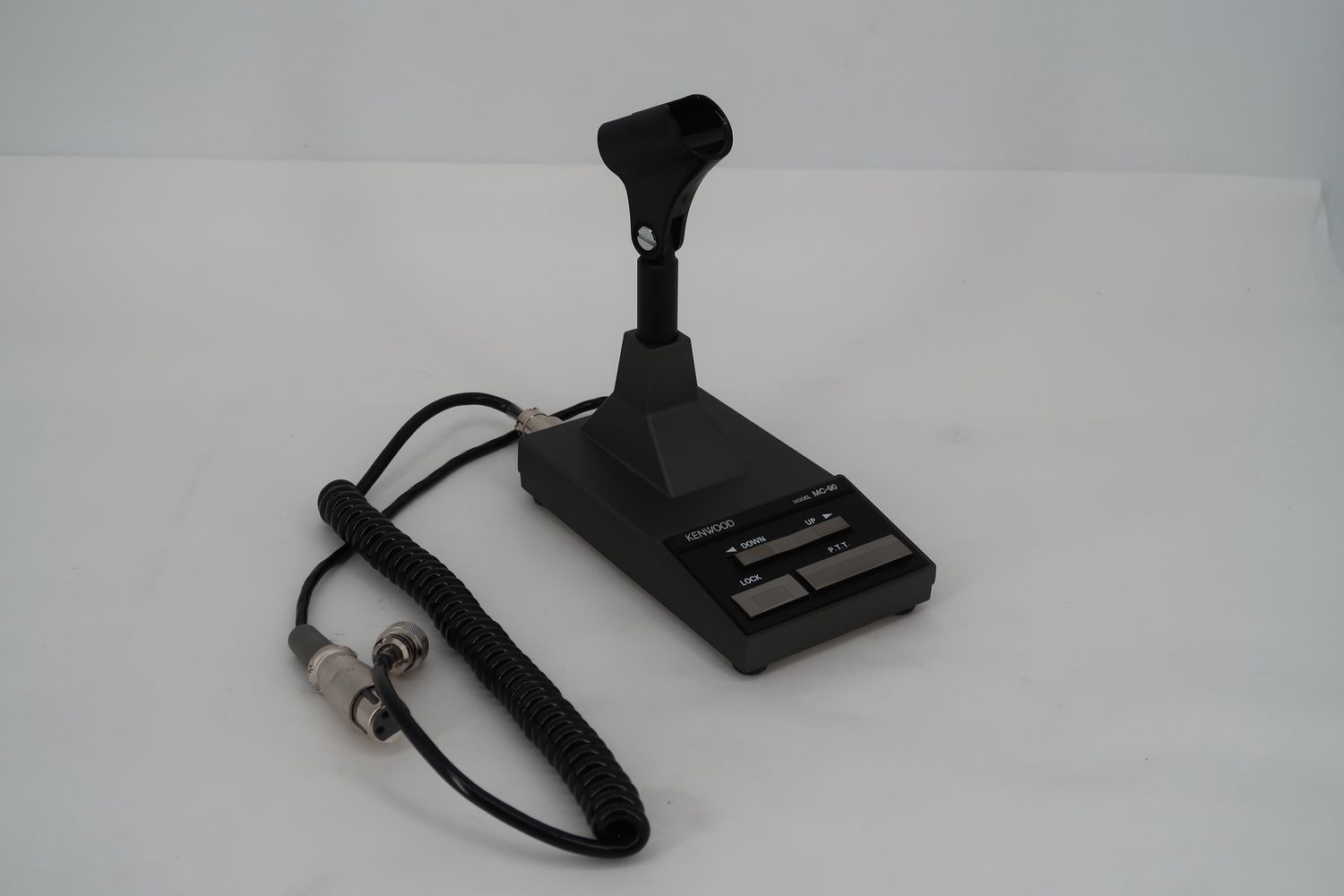 U18385 Used Kenwood MC-90 Base &amp; Mesh Cover w/ CablesONLY