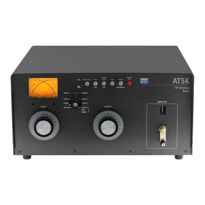 Palstar AT5K 1.8 - 30 MHz T-Match Antenna Tuner - 160 - 10 Meters - 3500 Watts - Cross Needle Meter