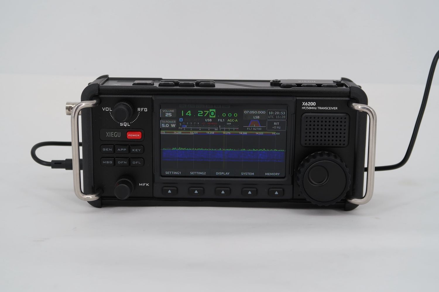 U18401 Used Xiegu X6200 Portable HF/50MHz Transceiver