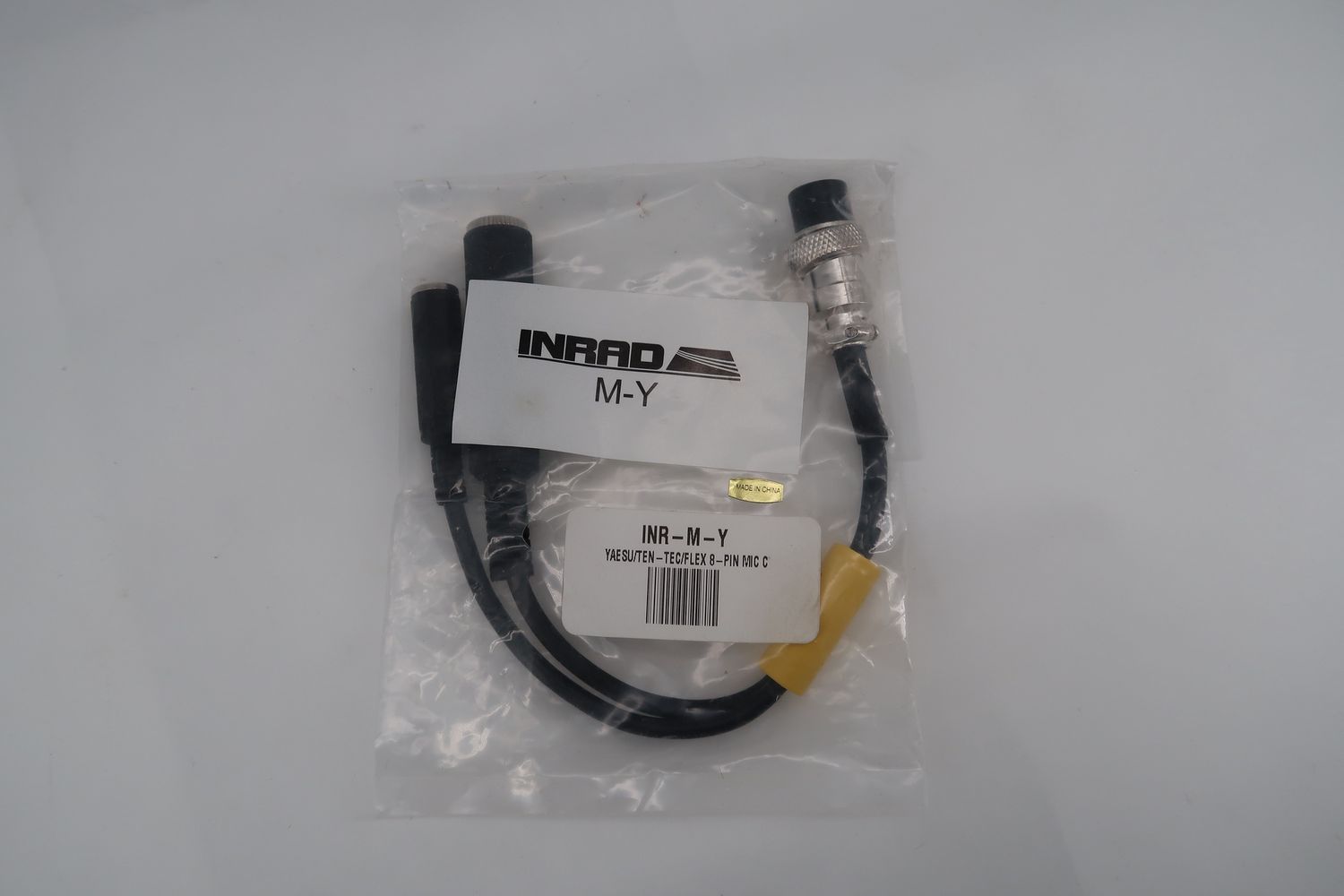 U18446 Never Used Inrad INR-M-Y Yaesu/Ten-Tec Microphone Adapter Cable