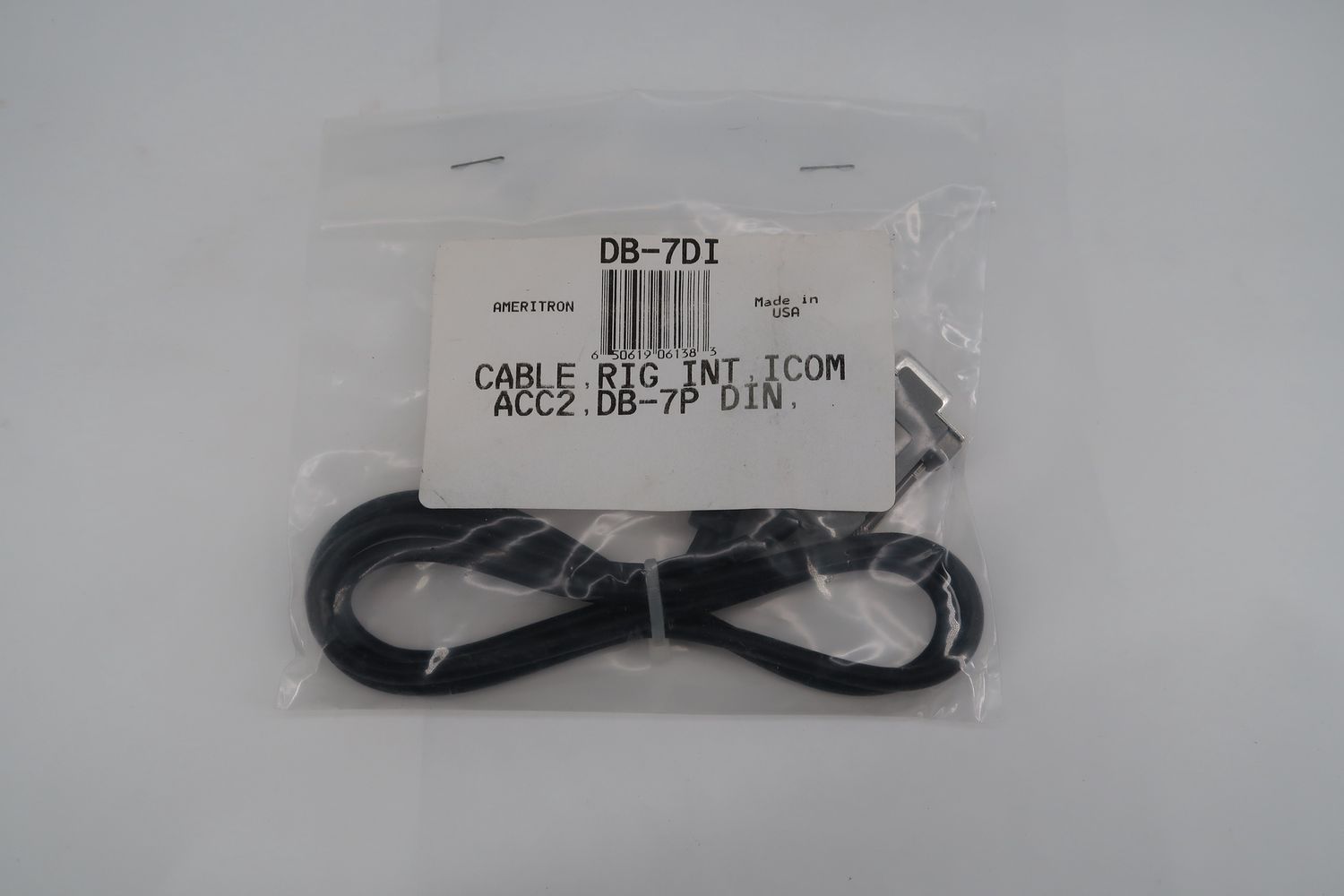 U18445 Never Used Ameritron DB-7DI Band Data Interface Cable