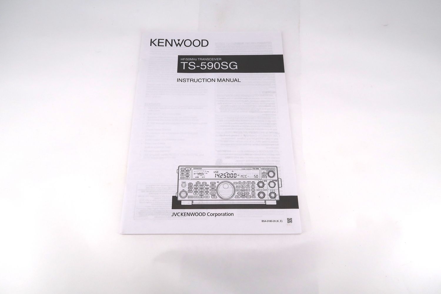 U18464 Used Kenwood TS-590SG Manual in English