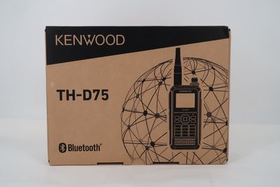 U18469 Never Used Kenwood TH-D75A Tri-Band Handheld Transceiver